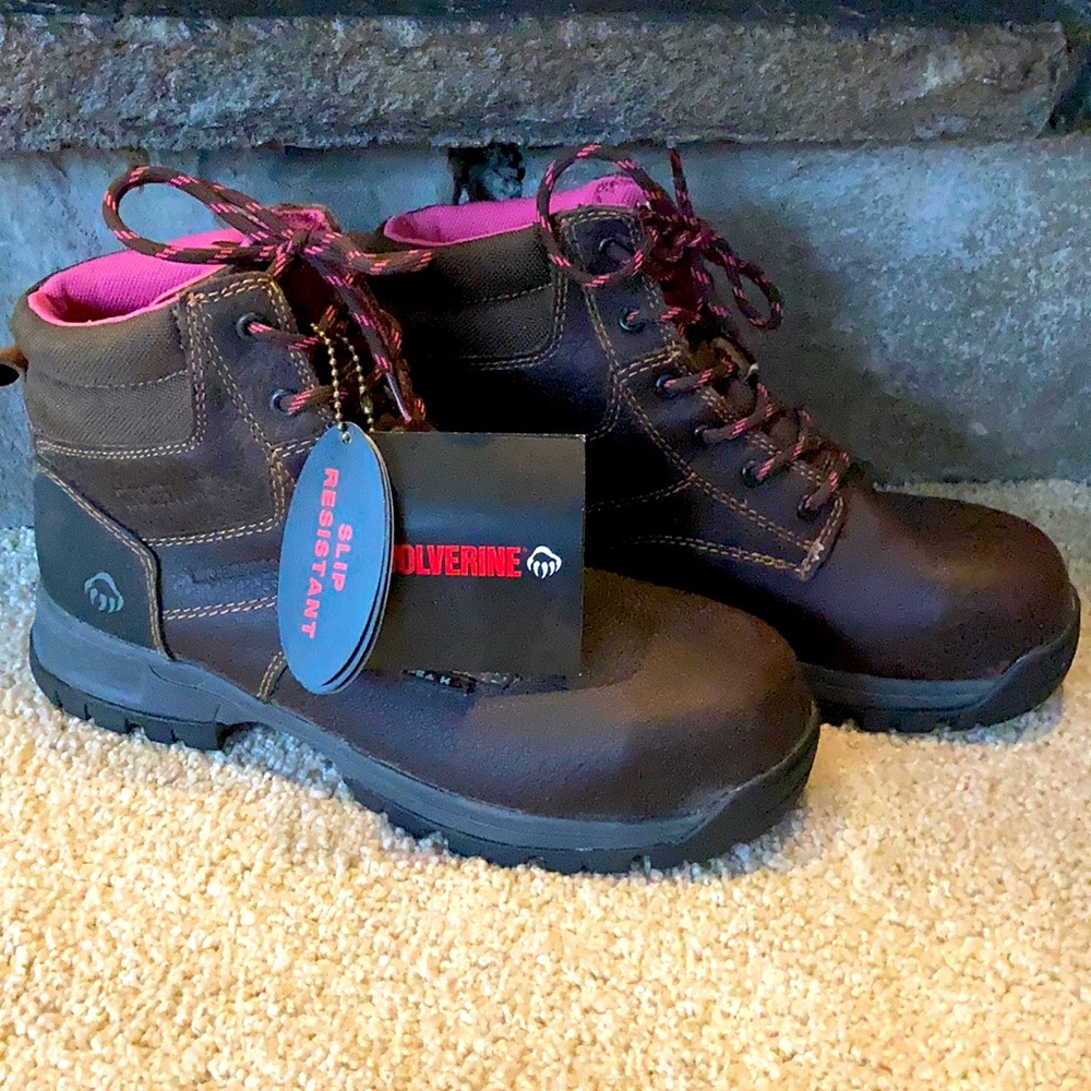 WOMEN'S WOLVERINE PIPER WATERPROOF COMPOSITE-TOE 6" WORK BOOT